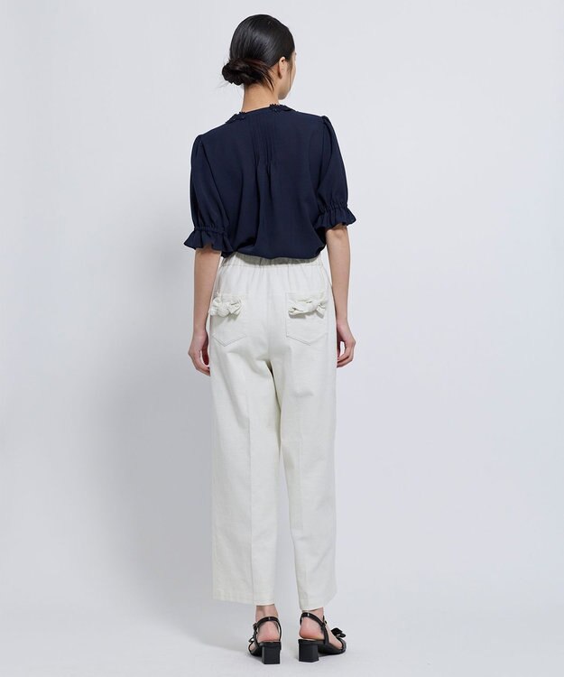 TOCCA CHARMING DAISY ブラウス ネイビー系