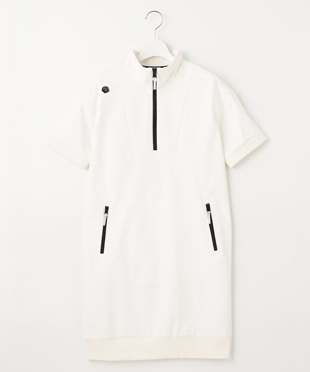 PW CIRCULUS 【WOMEN】DIMPLE  スポーティワンピ ゴルフウェア レディース ホワイト系