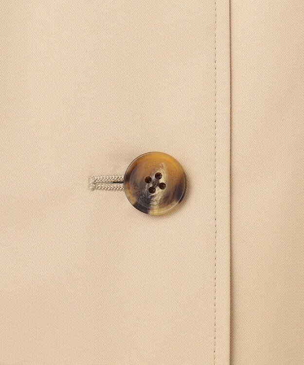 J.PRESS LADIES L 【WEB限定カラーあり・撥水】80/2 T/C ツイル ステンカラー ショートコート ベージュ系