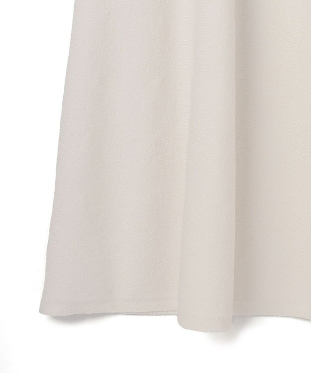 GRACE CONTINENTAL エスニック刺繍ニットワンピース ホワイト