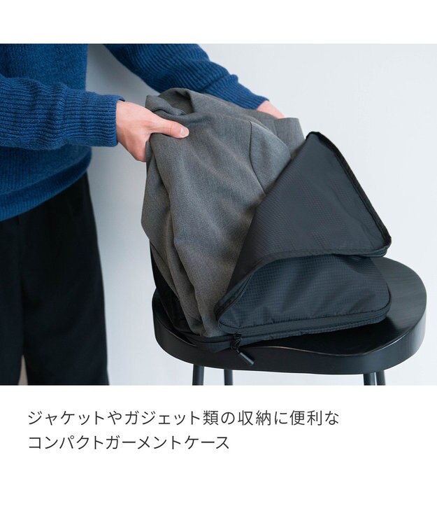 ACE BAGS & LUGGAGE ace. トルク スーツケース 40/48L 機内持込 A4/14.0インチPC収納  ガーメントケース付 09091 トルク ジェットブラック