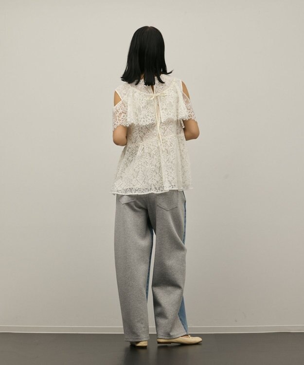 GRACE CONTINENTAL レイヤードレーストップ キナリ