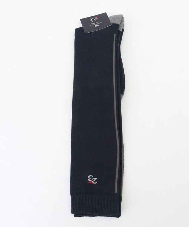 23区GOLF 【WOMEN】ナンバリング ハイソックス ネイビー系