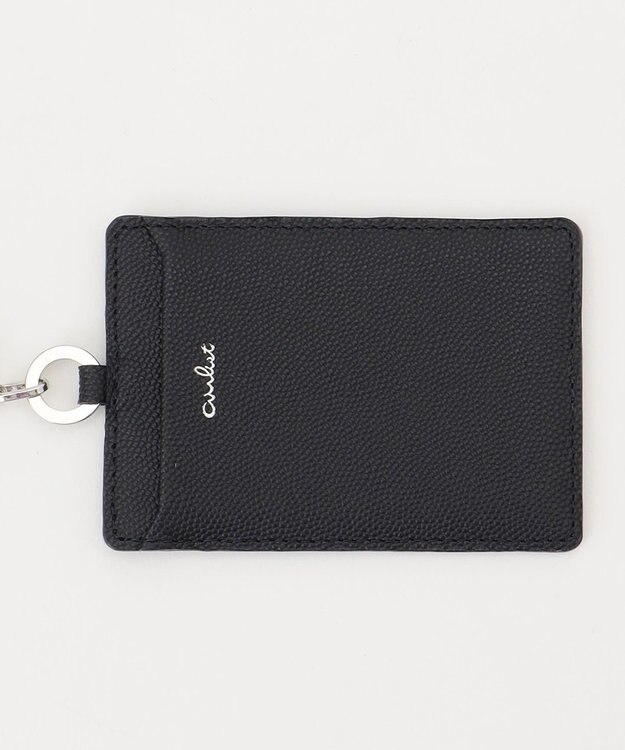 airlist 【本革・バイカラー】リール付きパスケース　Stella　ステラ ネイビー×スカイ