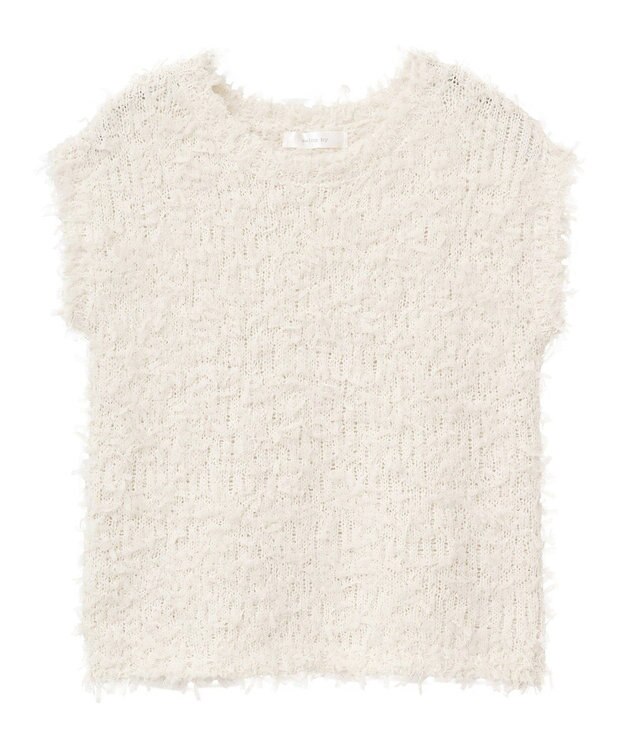 Green Parks ・ｓｗｉｎｇ　ｂｙ　チュールヤーンプルオーバー Ivory