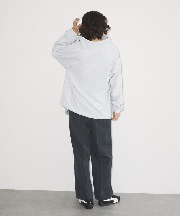 AMERICAN HOLIC Discus フリースハーフジッププルオーバー Oatmeal