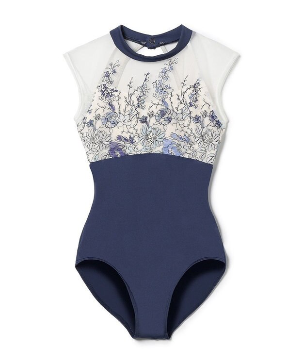 Chacott ハイネックレオタード ブルー