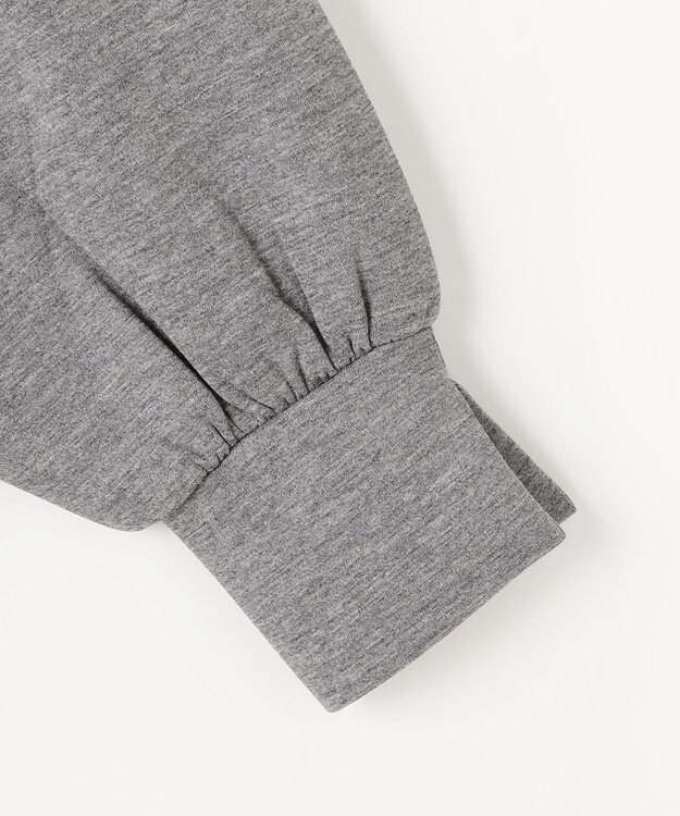 ANY L ロゴ刺繍ダンボールトレーナー グレー