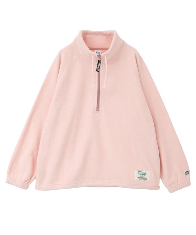AMERICAN HOLIC Discus フリースハーフジッププルオーバー Pink