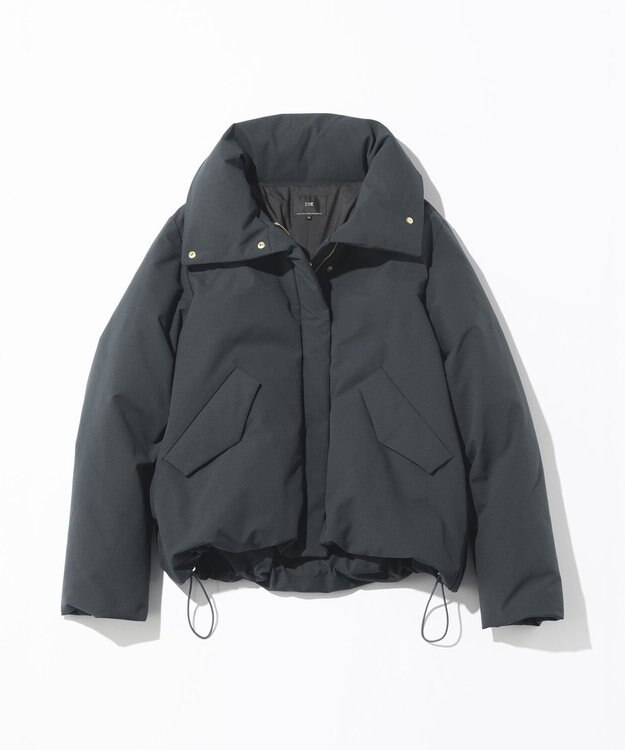 23区 L 【一部店舗限定/滝沢眞規子さん着用/撥水加工】ミリタリー Aライン ダウンコート グレー系