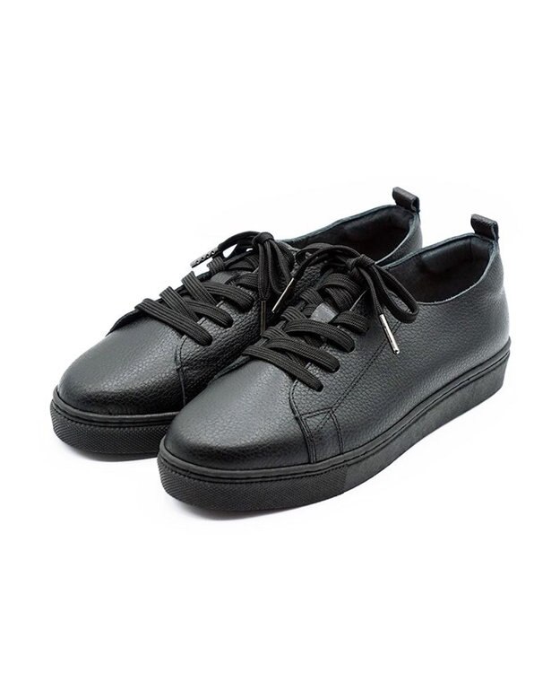 APOM アンライニングレースアップスニーカー30 ブラックB