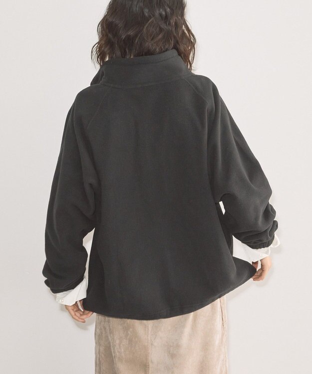 AMERICAN HOLIC Discus フリースハーフジッププルオーバー Black