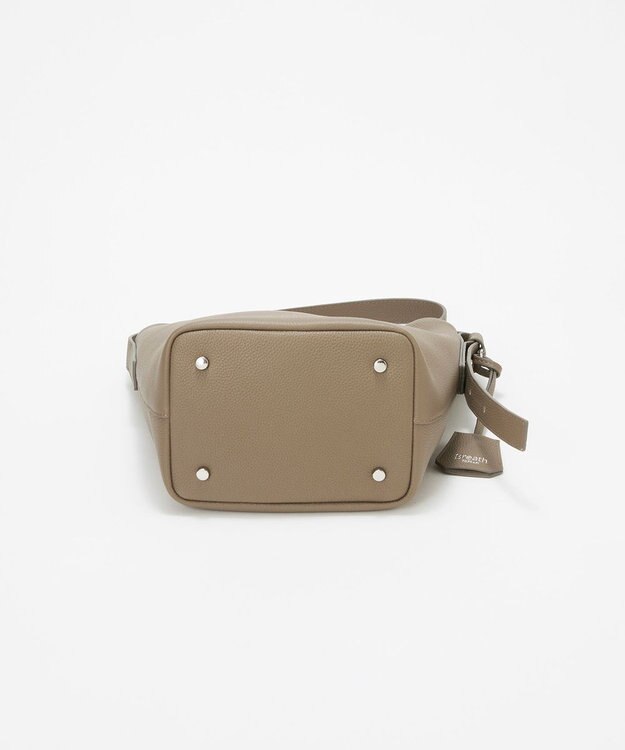 TOPKAPI 【Breath TOPKAPI】ELAN エラン シュリンクレザー ワンショルダーバッグ グレージュ