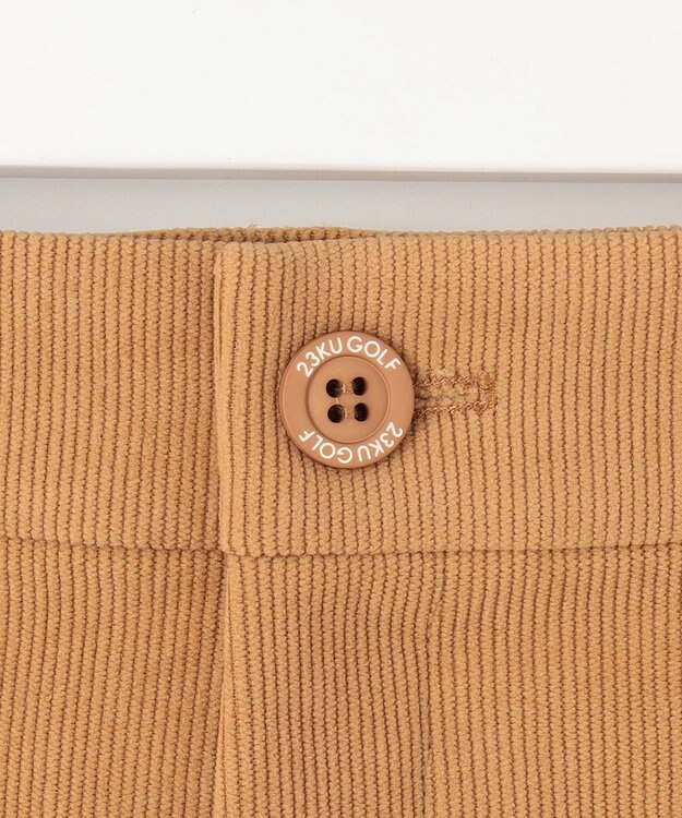 23区GOLF 【WOMEN】ストレッチコーデュロイパンツ お散歩など普段使いにも◎豊富な6色展開 キャメル系