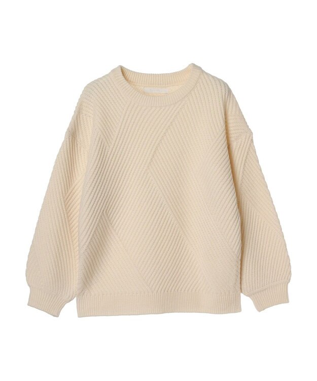 Green Parks ・Ｐｅｔｉｔ　Ｆｌｅｕｒ　ランダムキリカエニット Off White