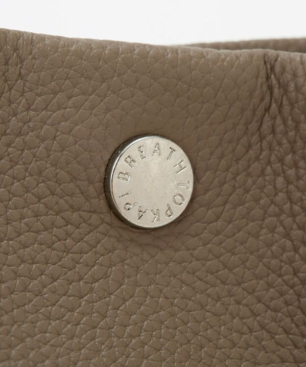 TOPKAPI 【Breath TOPKAPI】ELAN エラン シュリンクレザー ワンショルダーバッグ グレージュ