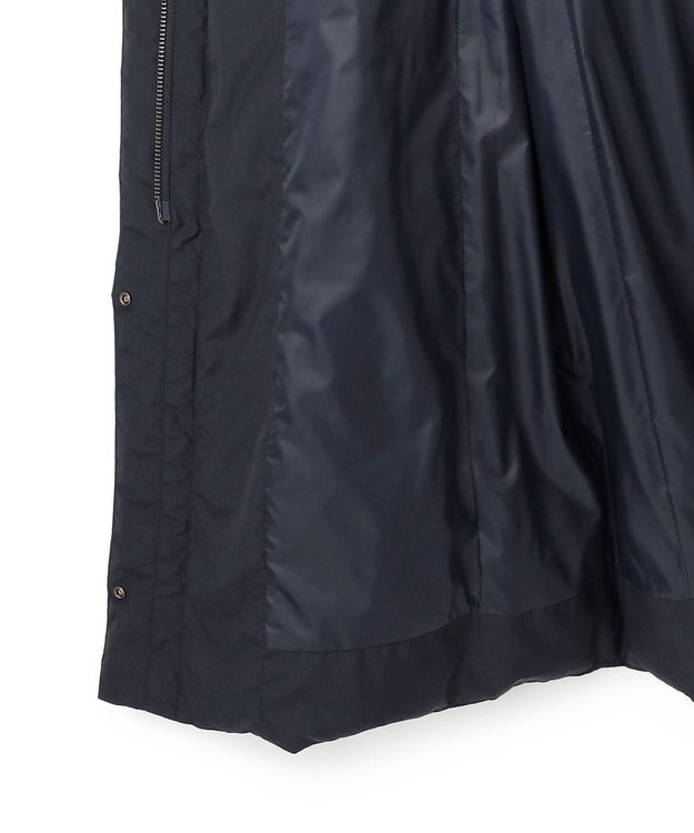 ICB L 【WEB＆一部店舗限定・撥水加工】ADSダウン  フーデットロングコート ネイビー系