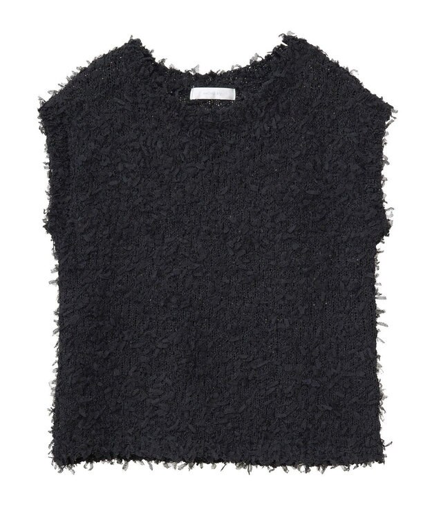 Green Parks ・ｓｗｉｎｇ　ｂｙ　チュールヤーンプルオーバー Black