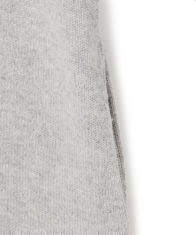 23区 S 【洗える】カシミヤブレンド ニットワンピース ライトグレー系