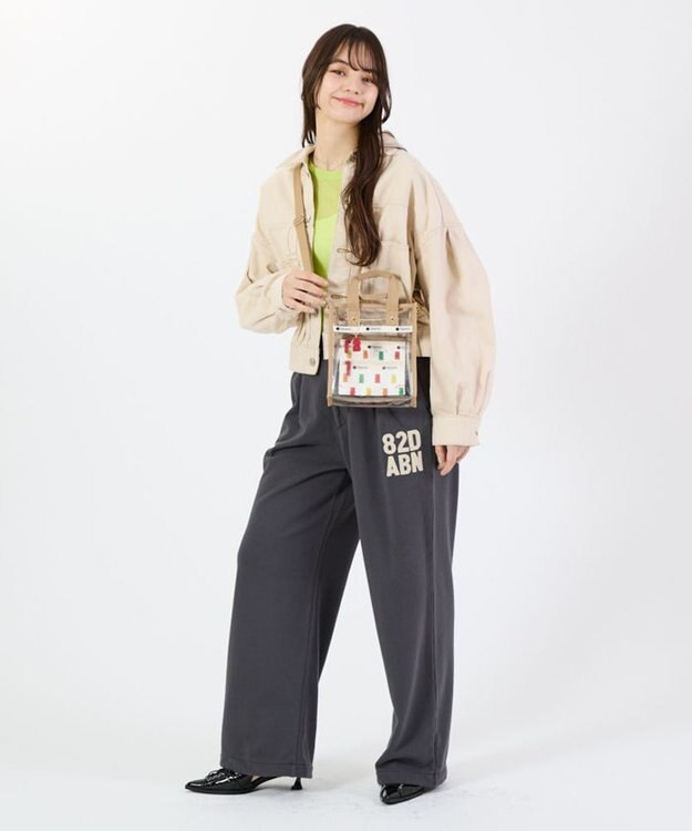 LeSportsac CLEAR MINI N/S TOTE/ハリボーゴールドベアーズ/クリア ハリボーゴールドベアーズ/クリア