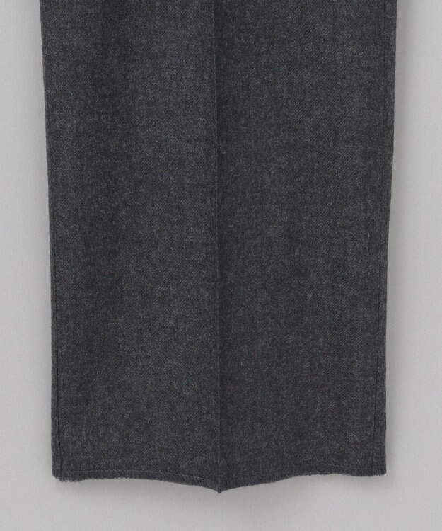 GOTAIRIKU 【保温性/ストレッチ/シワになりにくい】サキソニーストレッチパンツ（ノータック） グレー系