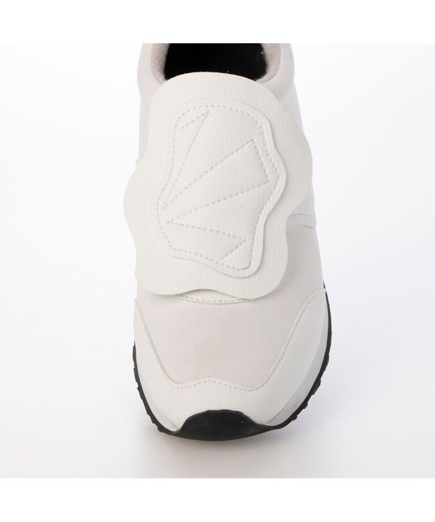 MODE ET JACOMO <D'ICI>取り外し可能キルト付き2WAYスニーカー ホワイト