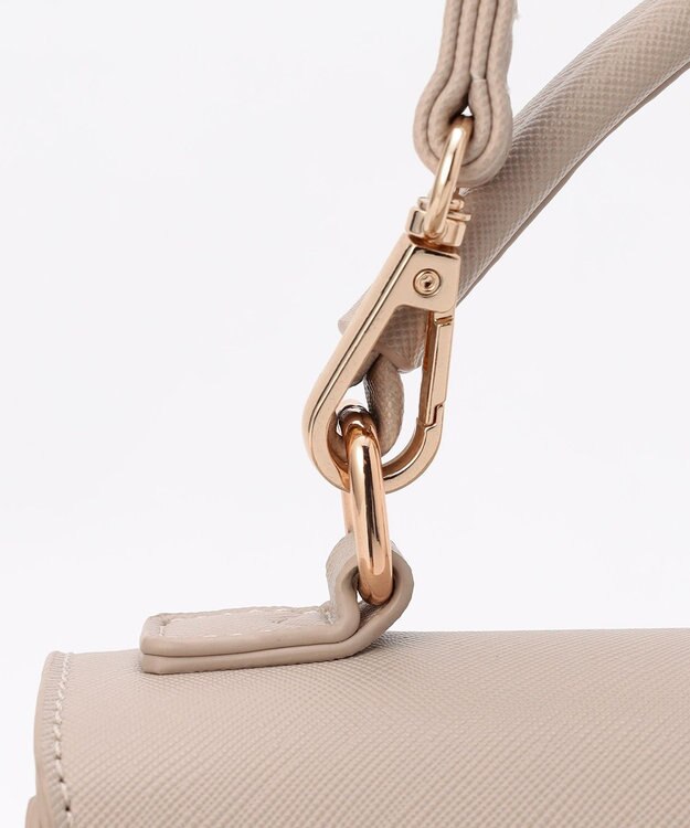 ANY SIS 【2WAY】トップハンドルショルダー バッグ グレージュ