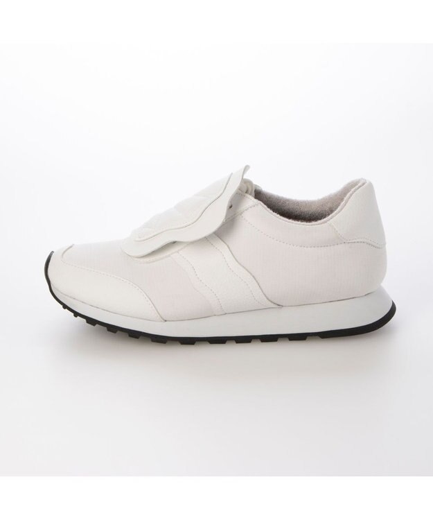 MODE ET JACOMO <D'ICI>取り外し可能キルト付き2WAYスニーカー ホワイト