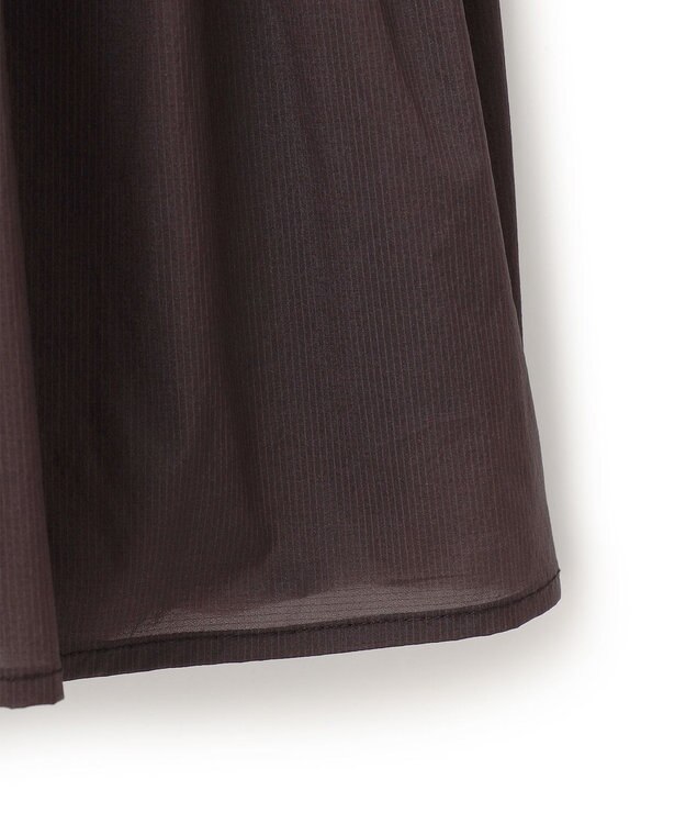 UNFILO 【ZIP!放映】 ラッシュガード ペプラムフーディ チャコール