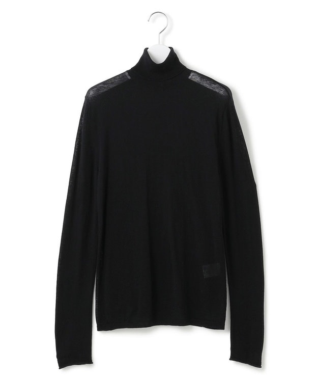 23区 【GOLD LABEL】シアータートルネック ニット ブラック系