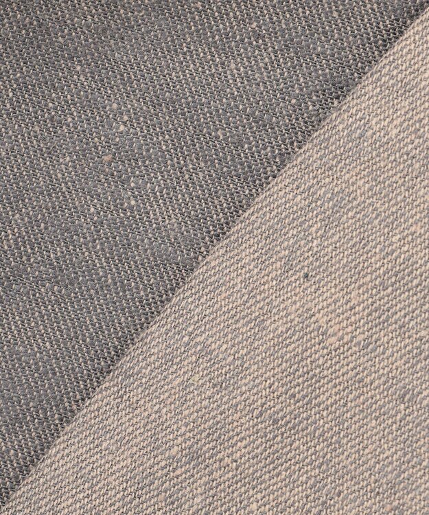 23区 L 【Oggi4月号掲載/セットアップ対応】リネン ミックスツイード ノーカラー ジャケット ベージュ系