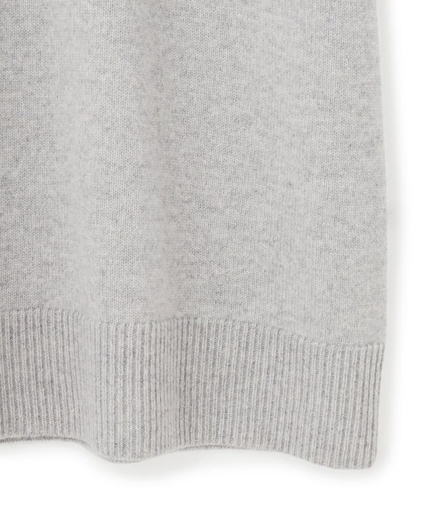 23区 S 【洗える】カシミヤブレンド ニットワンピース ライトグレー系