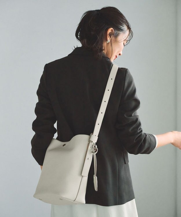 TOPKAPI 【Breath TOPKAPI】ELAN エラン シュリンクレザー ワンショルダーバッグ クリーム