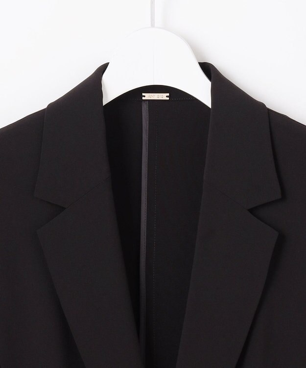 ANY SIS L セレモニーダブルクロス ジレ ブラック