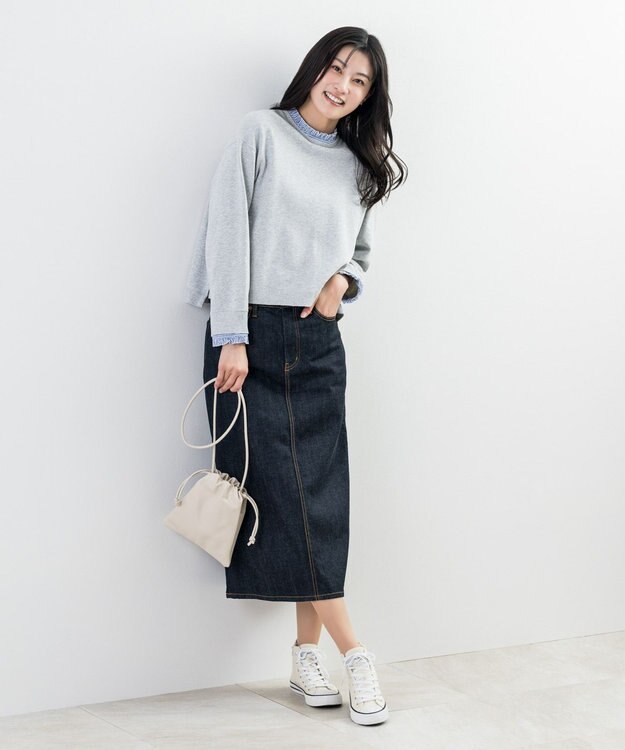 ONWARD Reuse Park 【23区】スカート春夏 ネイビー