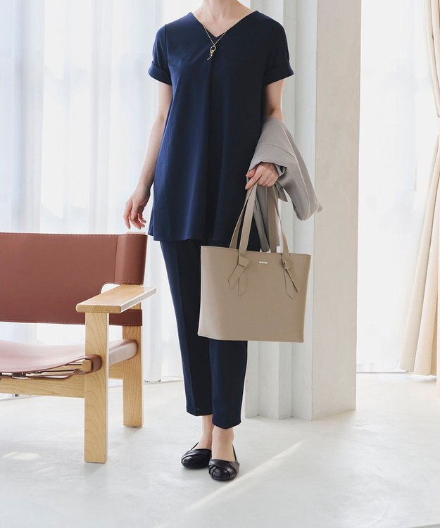 Tiaclasse 【安田美沙子さん/小倉優子さん着用】捻りデザインパンプス ブラック