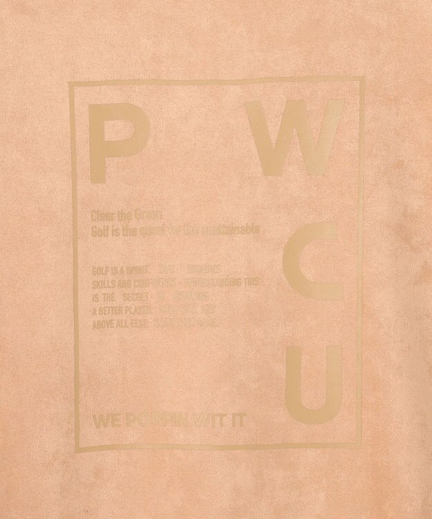 PW CIRCULUS 2025 NEW！【手洗い洗濯可】【WOMEN】スエードライク デタッチャブルフーディ ゴルフウェア レディース ベージュ系