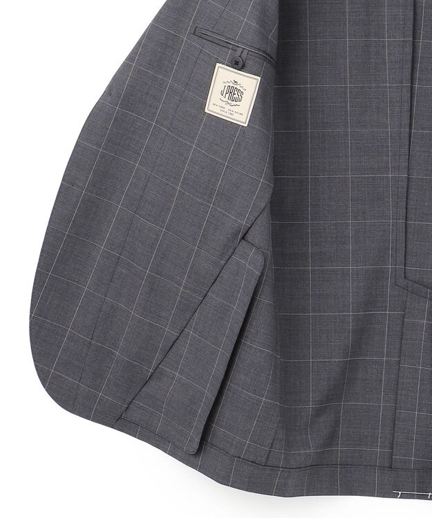 J.PRESS MEN 【J.PRESS MOVING / セットアップ対応】REDA ACTIVE ウィンドーペーン ジャケット グレー系4