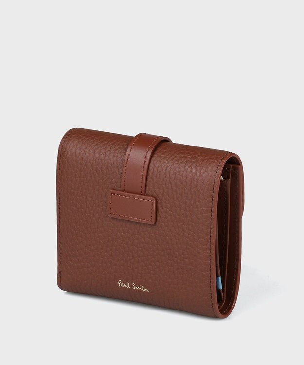 Paul Smith ベルトストラップ 2つ折り財布 ブラウン