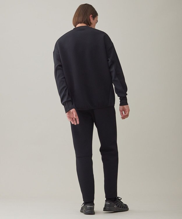 UNFILO 【ミズノ×UNFILO】ブレスサーモ リップルキルト ジョグパン ブラック