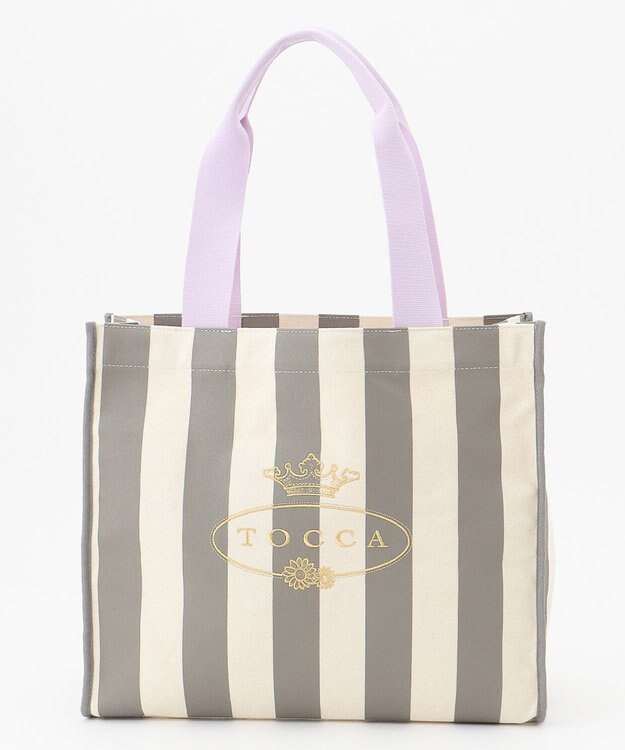 TOCCA TOCCA HOTEL CANVASTOTE L トートバッグ L ライトグレー系