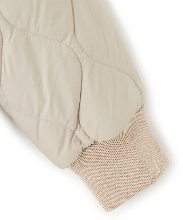 J.PRESS YORK STREET 【WOMEN】ショートキルトブルゾン ベージュ系