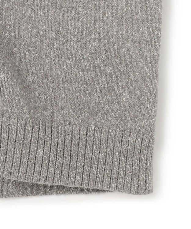 JOSEPH HOMME 【WEB・一部店舗限定  】 シャギーメランジ　ハイネックカーディガン ライトグレー系