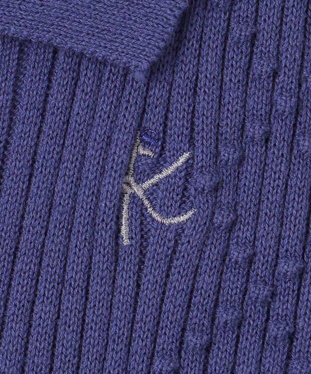 組曲 KIDS 【150-160㎝】千鳥ドッキング ワンピース ダルブルー系