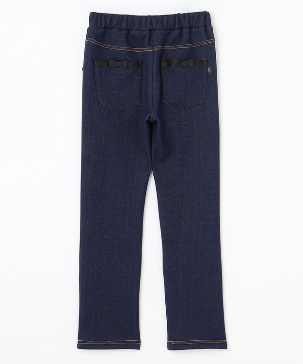 組曲 KIDS 【150-160㎝】シャギー デニム ネイビー系