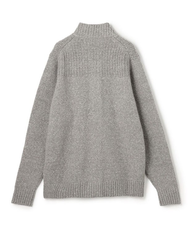 JOSEPH HOMME 【WEB・一部店舗限定  】 シャギーメランジ　ハイネックカーディガン ライトグレー系