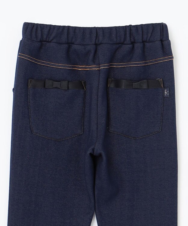 組曲 KIDS 【150-160㎝】シャギー デニム ネイビー系