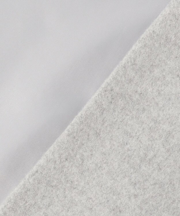 J.PRESS LADIES S ショートビーバー ロング丈 ステンカラー コート トップグレー系