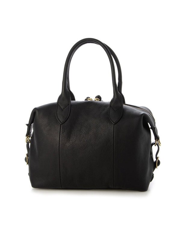 UNBILLION perche 姫路エアリーレザー2wayボストンバッグS ブラック