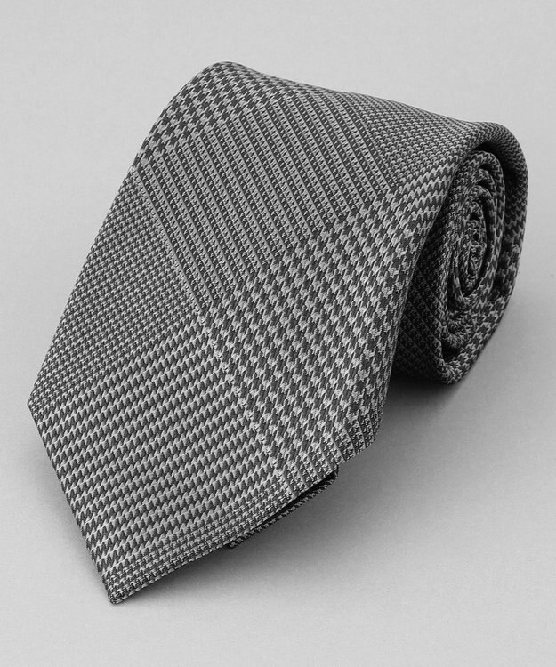 GOTAIRIKU GOTAIRIKU別注【日本製】シルク ネクタイ_チェック グレー系8